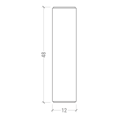 Charlotte Pedestal — Dowel Furniture